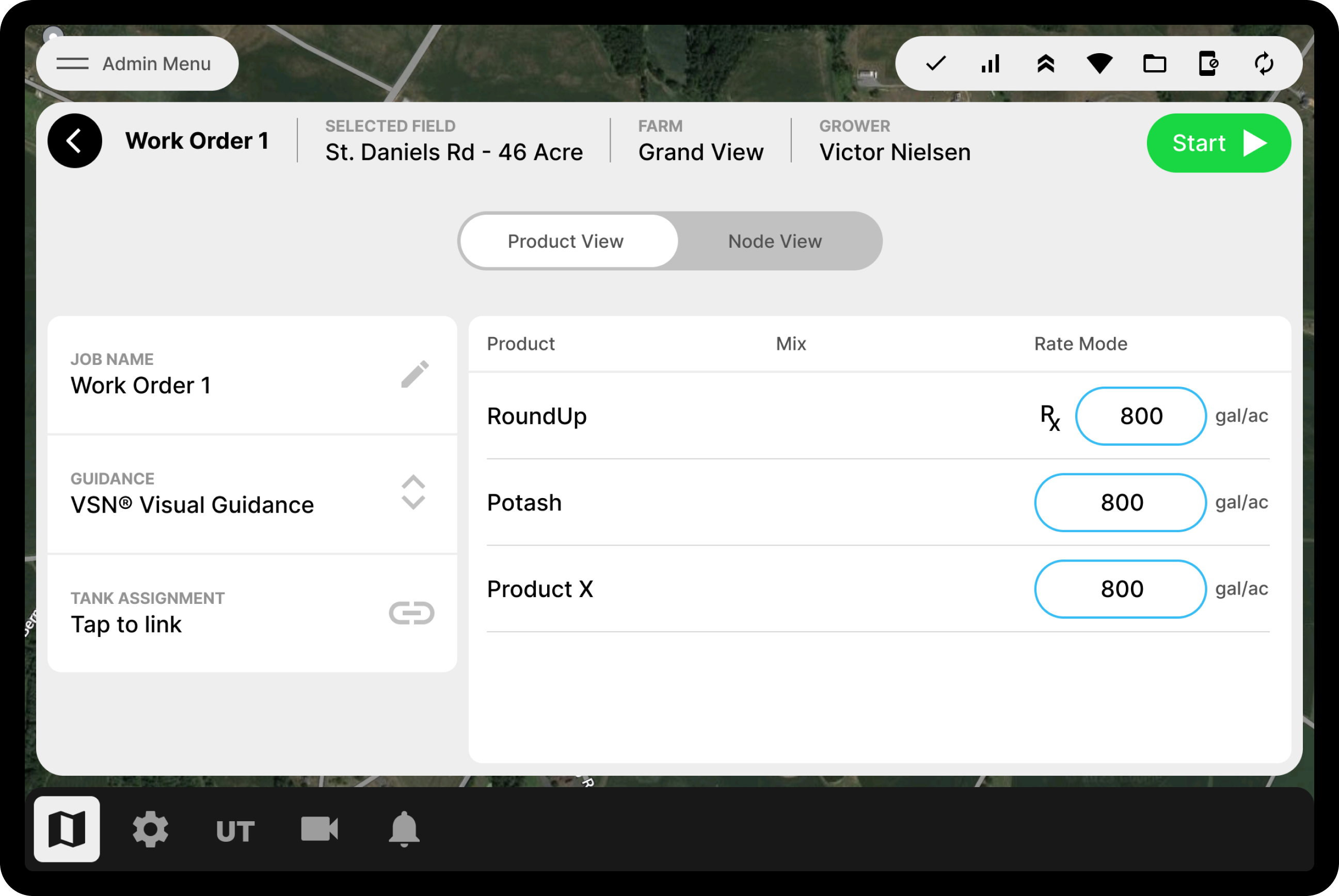 Farm implement tool app